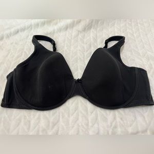 Lane Bryant black cotton T-shirt bra size 46D